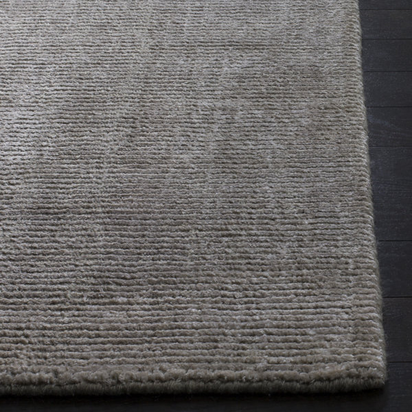 Gracie Oaks Jessup Handmade Flatweave Gray/Cream Rug Wayfair